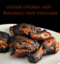 Grilled Chicken With Balsamic Herb Marinade