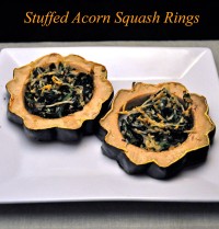 Stuffed Acorn Squash Rings