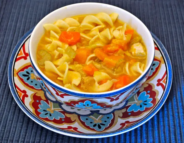 Pumpkin Chicken Noodle Soup