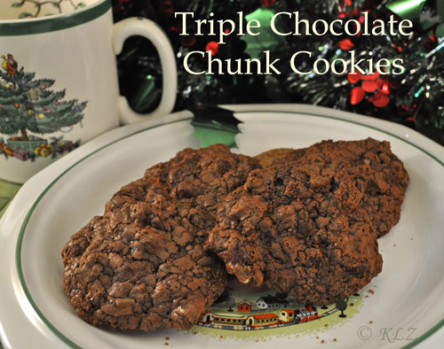 Triple Choclate Chunk Cookies