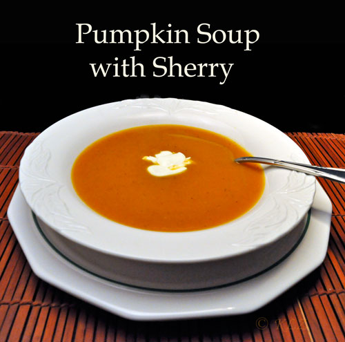 Pumpkin Soup with Sherry