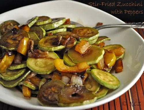 Stir-Fried Zucchini and Peppers