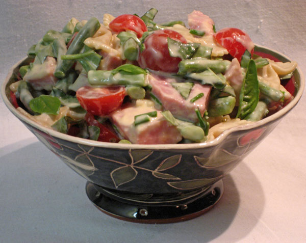Ham, Green Bean and Tomato Pasta Salad