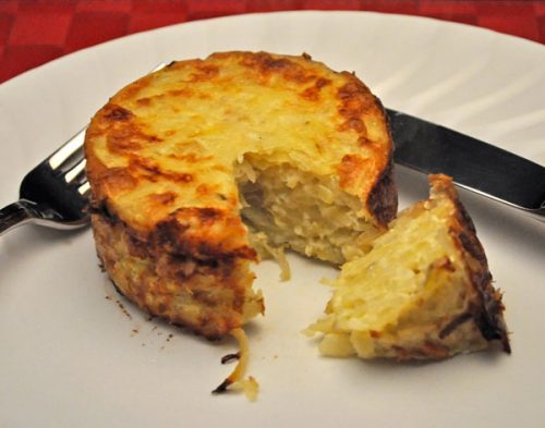 Potato Shallot Timbale
