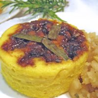 Butternut Squash Timbales with Applesauce