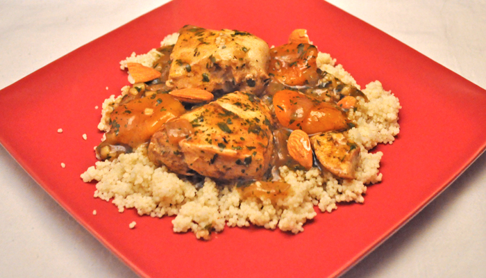 Chicken Tagine with Apricots & Almonds